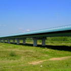 Road bridge across the Vistula, Solidarity Bridge, Plock, Poland