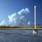 Road bridge across the Vistula, Plock, Poland