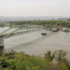 Road bridge over the Danube River, Novi Sad, Serbia